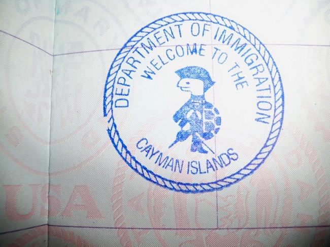 Maldives passport stamp