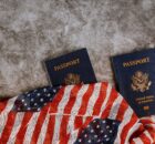 US Flag and US Passport